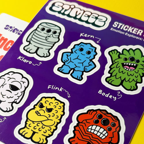 Emotion Explorers Sticker Sheet